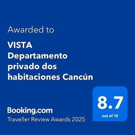 Vista Departamento Privado Dos Habitaciones Cancún Buitenkant foto